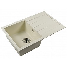 Мийка гранітна VENTOLUX STELLA 765x485x200 Кремовий